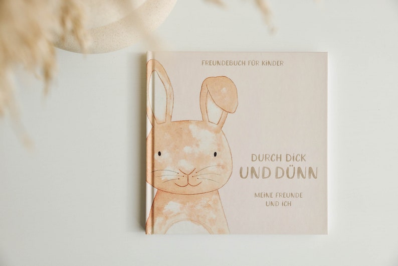 Freundebuch Kindergarten / Geschenk zum Kindergartenstart / Meine ersten Freunde / Kindergartenfreundebuch / Meine Kindergartenfreunde Bild 1