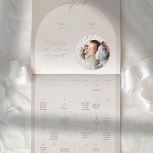 Baby Kalender / Tagebuch / Babybuch / Baby Geschenk / Geschenk zur Geburt Bild 8