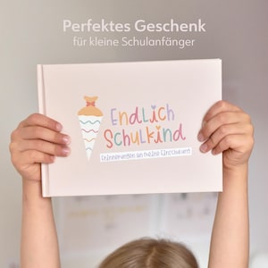 Livre de souvenirs du premier jour d'école | Écolier | Enfin écolier | Cadeaux pour écoliers | Rentrée 2026 | Idée cadeau pour la rentrée scolaire ohne Schachtel