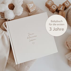 Babyboek - Mijlpaalboek & fotoalbum / Babyalbum / Babydagboek / Babyherinneringsboek / Babyboek / Babyfotoalbum