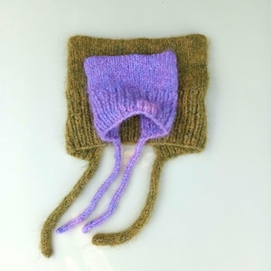 猫耳ボンネット編み図 - 糸の太さは自由 - 赤ちゃん、幼児、子供、大人向けのボンネット編み図 - PDF 即時ダウンロード