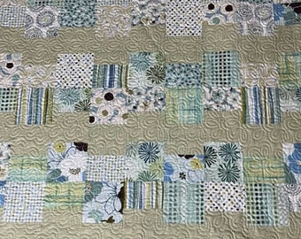 Modern lap quilt