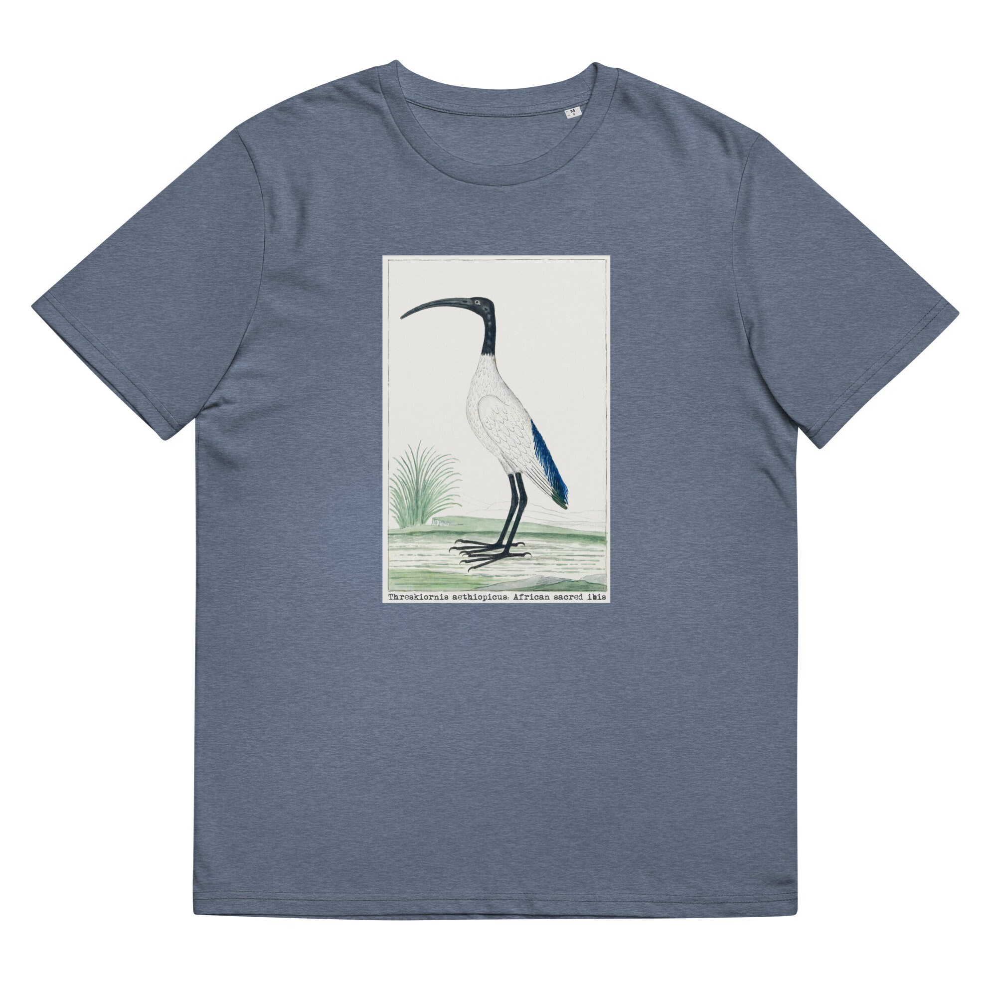 Sacred Ibis T-shirt Bird Lovers Organic Unisex Short Sleeve Tee Shirt ...