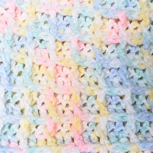 Waffle Stitch Baby Blanket Crochet PATTERN / Easy Crochet Blanket /PDF Crochet Pattern / Gender Neutral Baby Blanket Pattern / Baby Blanket image 6