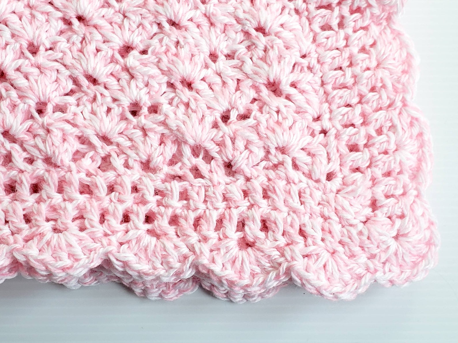 Shell Stitch Baby Blanket Crochet Pattern (PDF Download) - Etsy