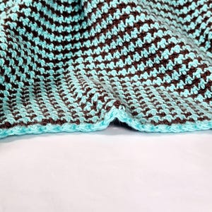 Houndstooth Stitch Baby Blanket Crochet PATTERN / Easy Crochet Blanket /PDF Crochet Pattern / Baby Blanket Crochet Pattern / Baby Blanket