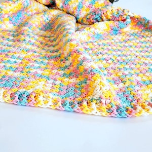 Suzette Stitch Baby Decke Häkelanleitung / Einfache Häkeldecke / PDF Häkelanleitung / Baby Decke / Baby Afghan Häkelanleitung Bild 1