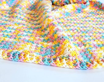 Suzette Stitch Baby Blanket Crochet PATTERN / Easy Crochet Blanket /PDF Crochet Pattern / Baby Blanket / Baby Afghan Crochet Pattern