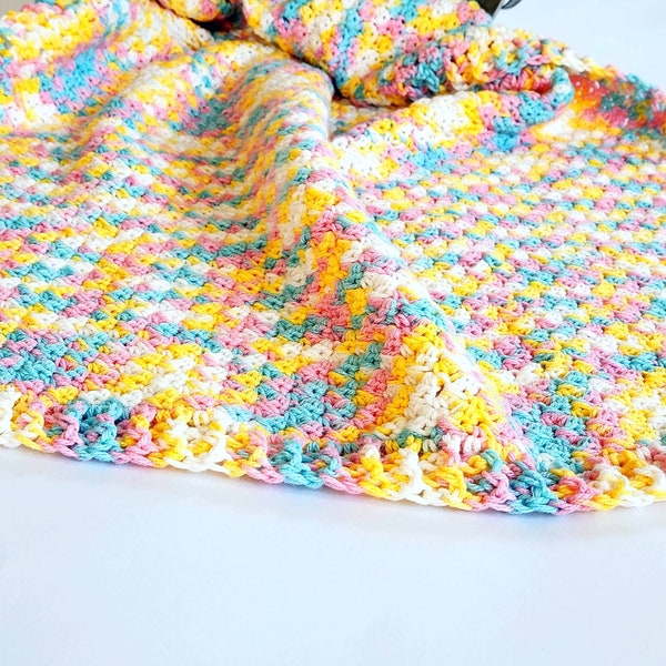 Suzette Stitch Baby Blanket Crochet PATTERN / Easy Crochet Blanket /PDF Crochet Pattern / Baby Blanket / Baby Afghan Crochet Pattern