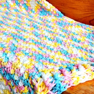 Suzette Stitch Baby Decke Häkelanleitung / Einfache Häkeldecke / PDF Häkelanleitung / Baby Decke / Baby Afghan Häkelanleitung Bild 5