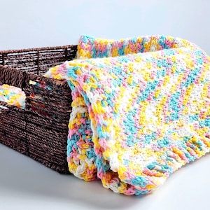 Suzette Stitch Baby Decke Häkelanleitung / Einfache Häkeldecke / PDF Häkelanleitung / Baby Decke / Baby Afghan Häkelanleitung Bild 7