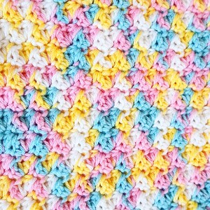 Suzette Stitch Baby Decke Häkelanleitung / Einfache Häkeldecke / PDF Häkelanleitung / Baby Decke / Baby Afghan Häkelanleitung Bild 9