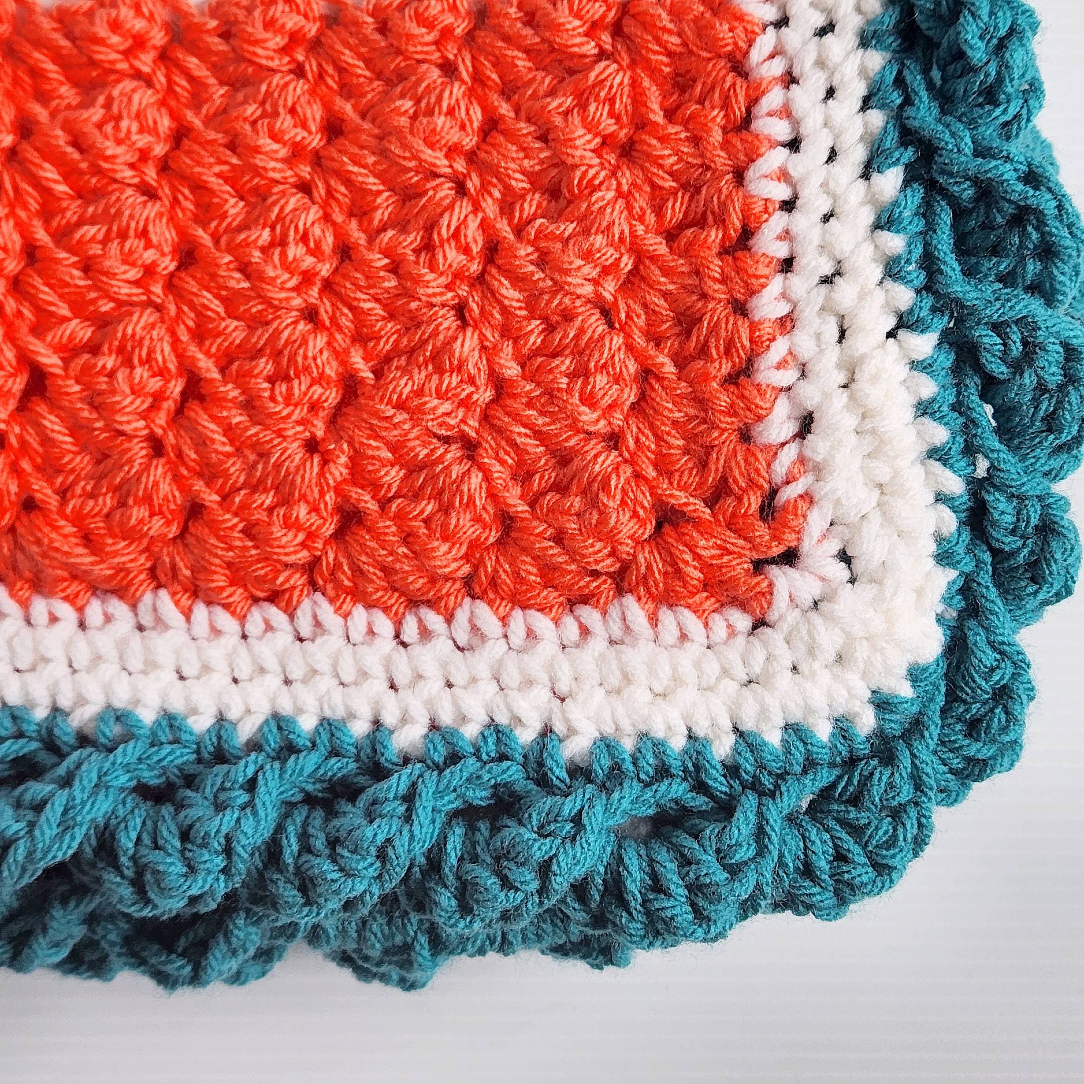 Blanket Stitch Lapghan Crochet PATTERN / Easy Crochet Blanket Etsy