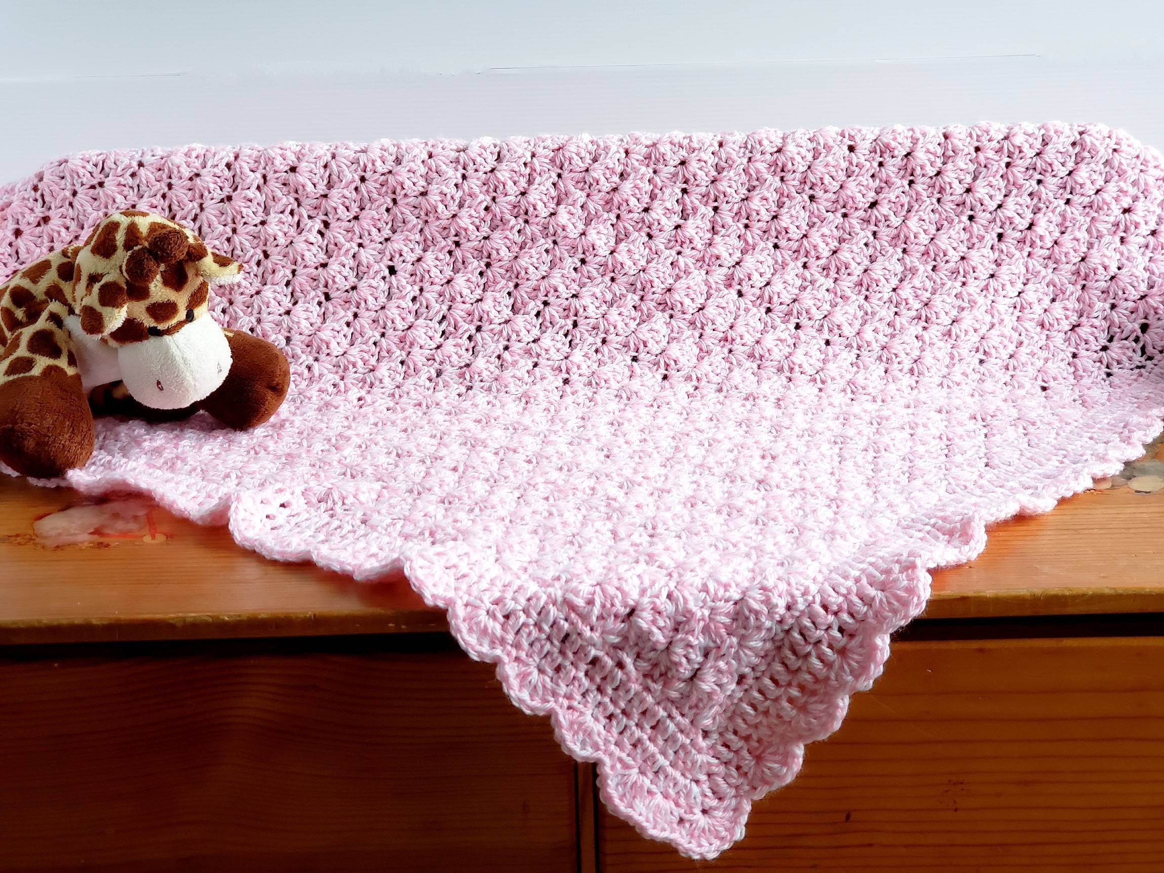 Shell Stitch Baby Blanket Crochet Pattern (PDF Download) - Etsy