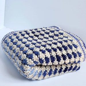 Interlocking Shell Stitch Crochet Blanket Pattern: Easy Afghan (PDF Pattern)