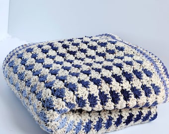 SHELL STITCH BLANKET / Throw Rug Crochet Pattern Digital - Etsy