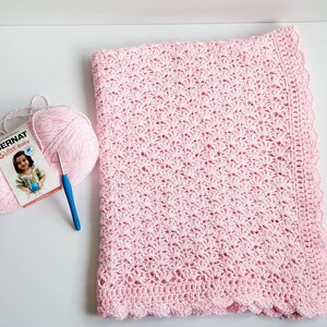 Shell Stitch Baby Blanket Crochet Pattern (PDF Download) - Etsy