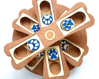 Multi Level Rotating Dog Treat Puzzle, Educational Treat Puzzle, Brain Training