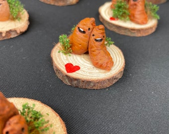 Hand-made miniature Tiny Turd Ornament