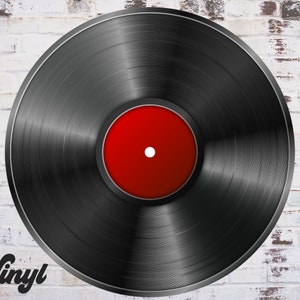 Carte postale en vinyle