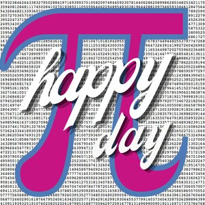 Happy Pi Day Postcard