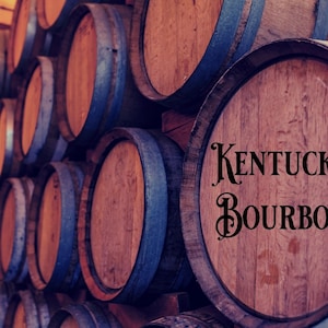 Cartolina bourbon del Kentucky