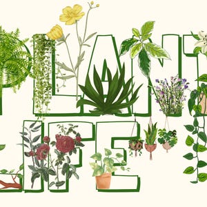 Plant Love Postkarte, Tag der Erde, Rettet den Planeten