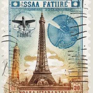 Francobollo Cartolina