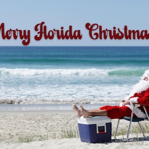 Florida Weihnachtspostkarte