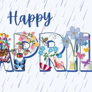 Postal feliz de abril