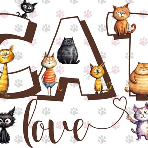 Amor de gato Postal