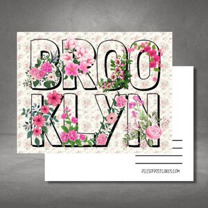 Brooklyn Postcard All Flowered Up