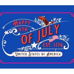 Fourth of July Postcard, Independence Day Postcard, Vintage Patriotic Postcard, Fourth of July Invitation Postcard,, God Bless America Card