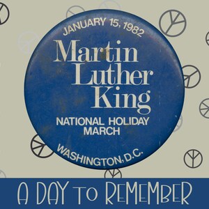 Cartão postal de Martin Luther King, Dia de Martin Luther King