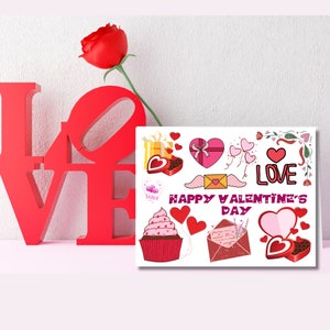 Carte postale Saint-Valentin
