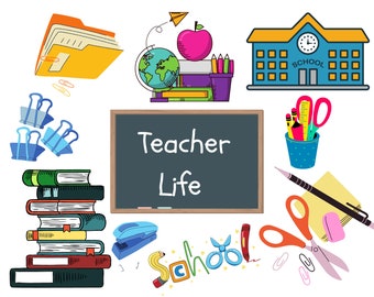 Teacher Life Postcard