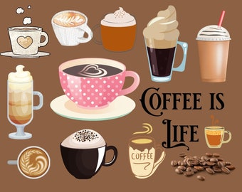 Coffee is Life Postcard