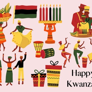 Happy Kwanzaa Postcard