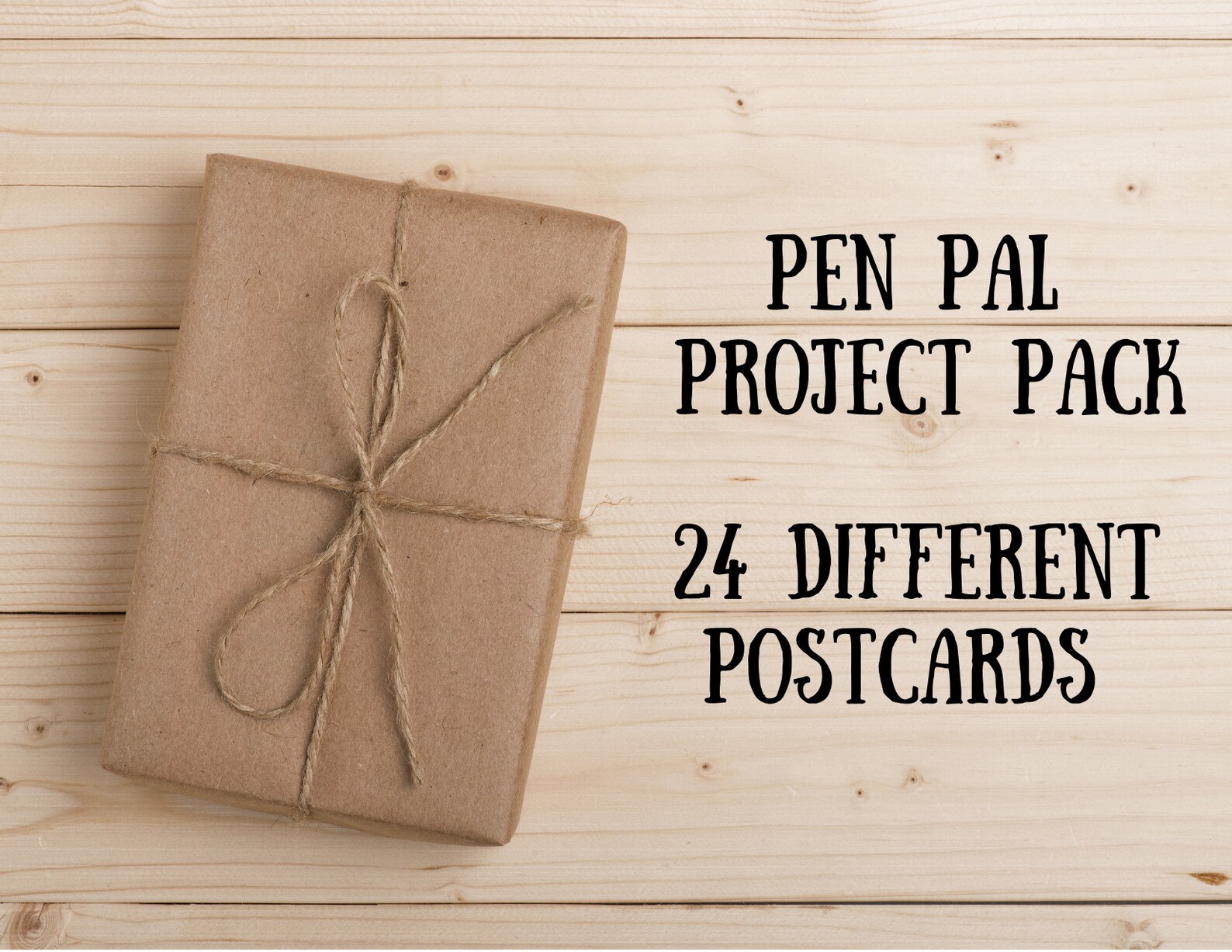 Pen Pal Postcard Pack 24 Variety Postcard Set Postcard Etsy