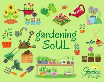 Gardening Postcard, I love Gardening Postcard, Garden Appreciation Card, ,