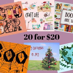 Carte postale Twenty pour 20 dollars - Mix and Match