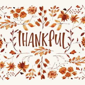 Carte postale happy Thanksgiving, carte postale reconnaissante