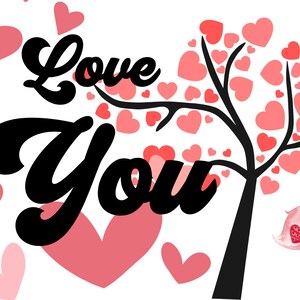 Carte postale Love You, carte postale de message d’encouragement, carte postale Good Vibes