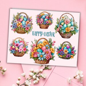 Carte postale Panier de Pâques