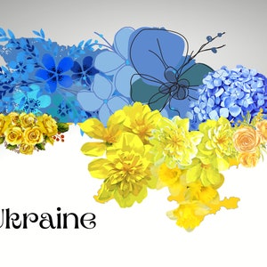 Carte postale fleur d'Ukraine