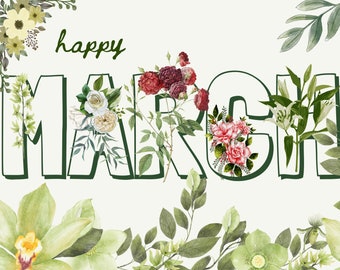 happy March Postcard 2