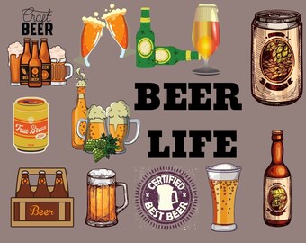 Carte postale pour les buveurs de bière