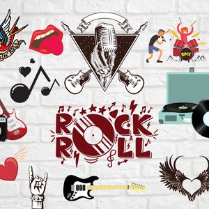 Carte postale rock and roll