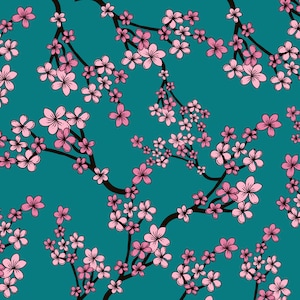 Sakura Blumen Postkarte