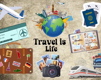 Travel Life Postcard